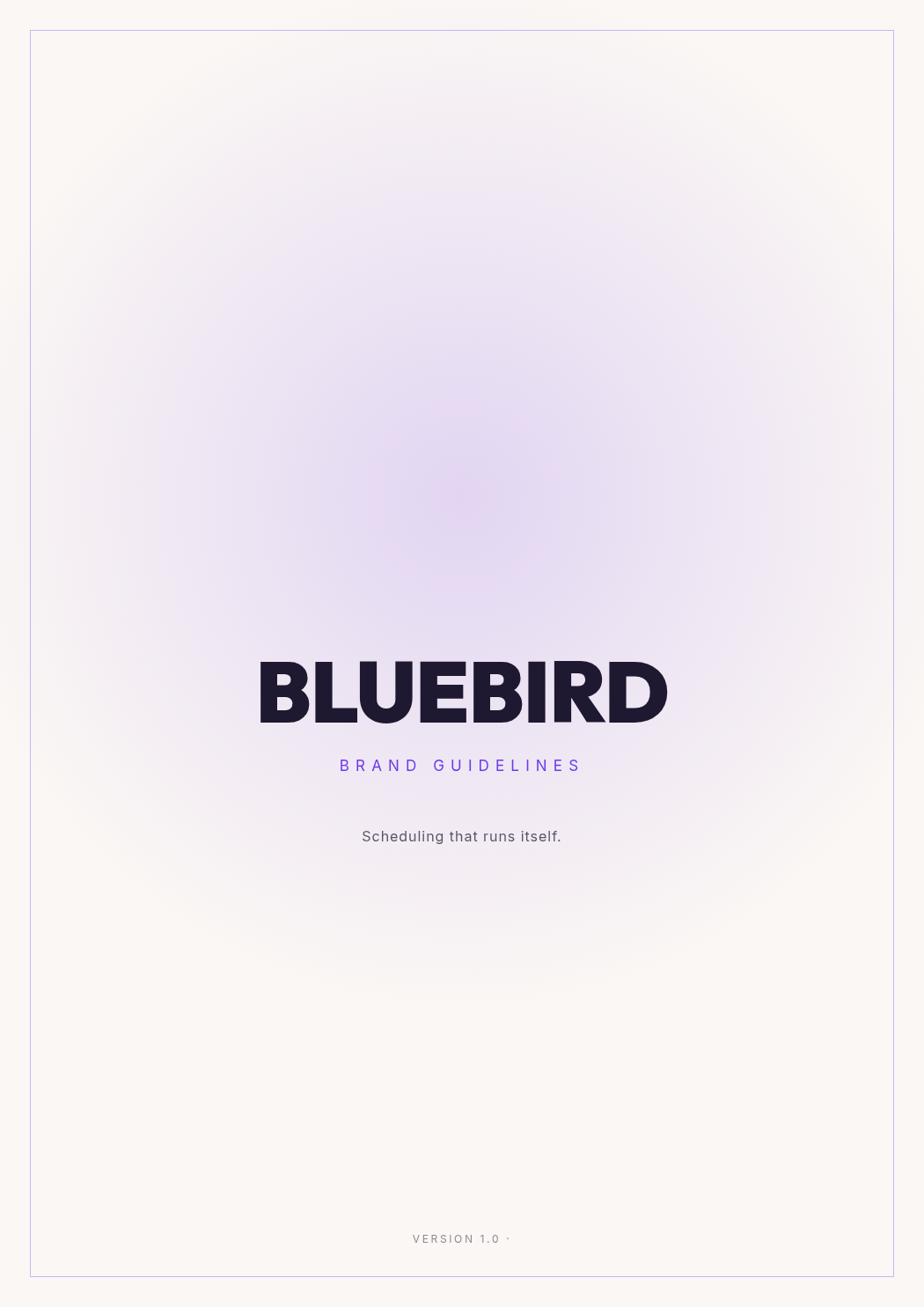 Example of the Brand Guidelines Book template rendered for a sample brand